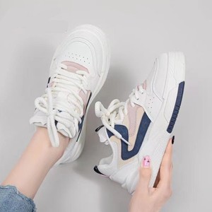 Thick-soled Spring/Summer New Style Sneakers - Versatile, Casual, Sports, Flat Bottom, Low <b>Heel</b> Shoes - Product Image 4