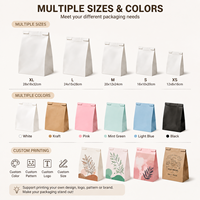 Sac en papier cadeau OEM personnalisé avec des tailles sur mesure, sac en papier épais recyclable pour l'emballage et la présentation de produits d'art et d'artisanat