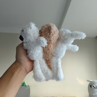 Mignon Animal en peluche jouet dessin animé ours en peluche pendentif doux peluche poupée pendentif porte-clés sac à dos voiture sac porte-clés breloque décor