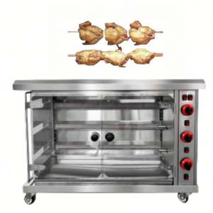 Rôtissoire à poulet verticale de qualité supérieure pour restaurant, grande capacité, en acier inoxydable, commerciale, au <span class=keywords><strong>gaz</strong></span> et électrique - Product Image 5
