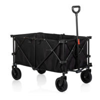 Chariot de sport pliable tout-terrain CE avec roues, chariot de courses pliable, chariot de plage, housse adaptée OEM, poignée de transport