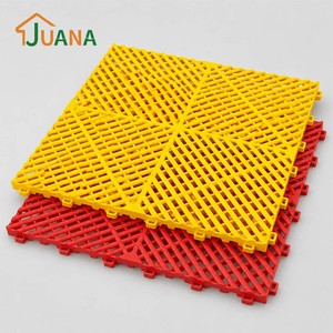 Revêtement de sol vinyle perforé à emboîtement – Grille antidérapante écologique et imperméable pour bureaux et salles de sport - Product Image 2