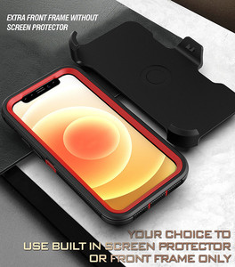 Gscase 3 lớp nhiệm vụ nặng nề Bao da trường hợp điện thoại với clip di động phonecase chống sốc Silicone <span class=keywords><strong>Defender</strong></span> trường hợp đối với <span class=keywords><strong>iPhone</strong></span> x 16 Pro - Product Image 6