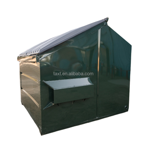 Contenedor de elevación con gancho de 8 yardas, contenedor comercial de basura y reciclaje Roll-On/Roll-Off para plantas de fabricación y granjas - Product Image 1