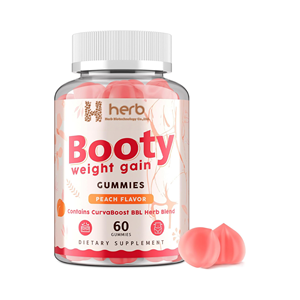 OEM ODM Private Label Booty Gummies for Women, BBL Gummies Contains Curva Boost Herb Blend Booty Gummies - Product Image 1