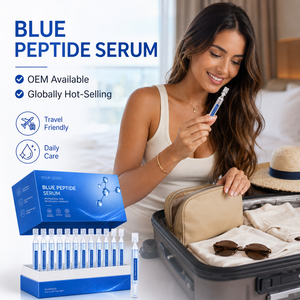 OEM Blue <b>Serum</b> Korean Laboratory Skin Repair Brightening Apply Facial <b>Serum</b> Custom Sample Private Label Manufacturer - Product Image 3