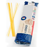 La fabrication fournit des sacs en plastique à joint intermédiaire stratifiés de qualité alimentaire, des sacs d'emballage spaghetti personnalisés