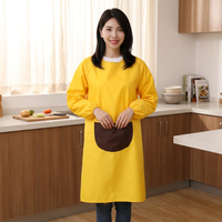Tablier de travail personnalisé avec logo imprimé pour hommes et femmes, idéal pour la cuisine, la manucure, le hot pot, la fleuristerie et le café