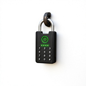 smart zinc alloy <b>padlock</b> new deign smart fingerprint <b>padlock</b> <b>waterproof</b> anti-theft <b>padlock</b> - Product Image 1