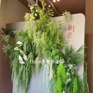 สวนดอกไม้ประดิษฐ์สุดหรู ตกแต่งผนังด้วยใบไม้สีเขียว สำหรับงานแต่งงานและตกแต่งบ้าน รุ่นปี 2026 - Product Image 2