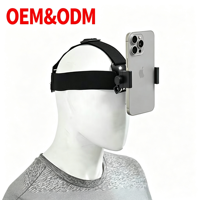 Support de téléphone réglable en nylon OEM pour caméra d'action GoPro, vlogging POV, support de smartphone
