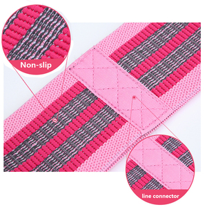 Bande de Résistance Fitness pour Fessiers, Élastique en Tissu, Extenseur en Caoutchouc, Idéal pour l'Exercice à Domicile et l'Équipement Sportif - Product Image 3