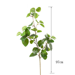 ใบต้นขนุนเทียมสำหรับตกแต่งงานแต่งงานในร่ม ถ่ายภาพ และเป็นอุปกรณ์ประกอบฉาก - Product Image 2