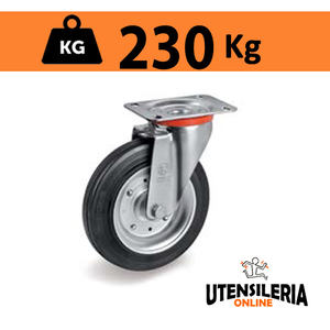 Rueda 53 para contenedores de soporte giratorios ligeros NL Max 230Kg - Product Image 2