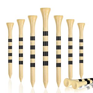 Custom LOGO Natrual Wooden <b>Golf</b> Tees Biodegradable Bamboo <b>Golf</b> Tees More Sturdy and Stable <b>Golf</b> Tee Holder - Product Image 1