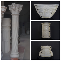 Molde de Plástico ABS Inflable de Alta Precisión con Diseño de Columna Romana de Rayas Redondas, Reutilizable para Moldeo por Inyección