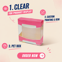 Boîtes d'emballage pliables écologiques en PVC, PET, PP, matériaux recyclés, avec logo personnalisable, vente chaude, gaufrage à chaud en feuille d'or