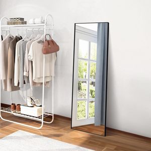 Full Length <strong>Mirror</strong> Rectangle <strong>Mirror</strong> Wall Door Mounted Aluminum Alloy <strong>Frame</strong> for Bedroom Wardrobe Mail Order Packing - Product Image 5