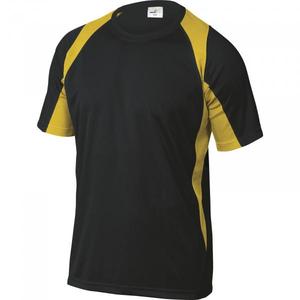 DELTA PLUS-T-shirt BALINJXX-M noir-jaune 100% polyester - EAN MW131754 T-SHIRTS ET POLO DE TRAVAIL - Product Image 1