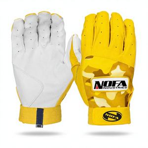 Gants de frappeur de baseball en cuir sur mesure, haute adhérence, imperméables, marque personnalisée, vente en gros - Product Image 1