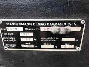 Used Germany Demagg TEREX AC120 AC615 AC435 AC395 120T 150T 200T All Terrain <b>Cranes</b> with 5 Booms - Product Image 6