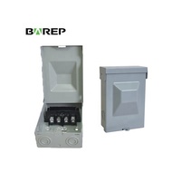 Interrupteur de déconnexion AC bipolaire BAREP CULus 60A 240VAC, type 3R, boîte métallique extérieure extractible 3HP