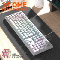 Clavier de jeu RVB rétroéclairé pleine taille, USB 2.0, anti-ghosting, multifonction, à membrane, ergonomique, vente en gros usine