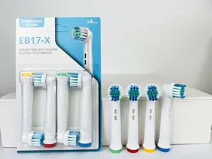 Electric New Arrival Patent 4pcs Eco-Friendly Electric Toothbrush Replacement EB17-X For Oral