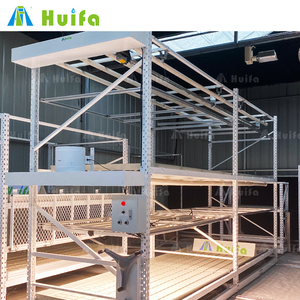 HUIFA Support de culture de champignons en intérieur Rack agricole vertical mobile Système d'installations de culture