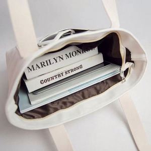 High Quality Custom Logo Coloured Cotton Canvas Tote Shoulder Bag New Arrival Fashion Design for Shopping-for Carrying - Product Image 2