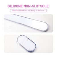 Ensemble de tapis de souris en cristal imprimé personnalisé grainé créatif pour PC, gel transparent, tapis de souris de jeu kawaii, repose-poignet pour le bureau
