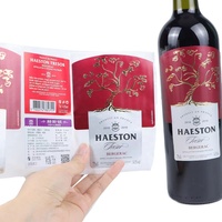 Étiquettes de raisin personnalisées de qualité supérieure Étiquette de bouteille de vin rouge Autocollants d'étiquette auto-adhésifs Fournisseur de la Chine