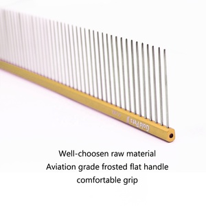 <span class=keywords><strong>Pettine</strong></span> Professionale Baoli ODM per Toelettatura Cani, con Denti Lunghi in Acciaio Inox Colorati, per <span class=keywords><strong>Pelo</strong></span> Annodato di Cani e Gatti - Product Image 4