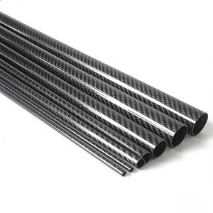 고강도 10mm 30mm 50mm 탄소 섬유 튜브 1500mm 길이 3K 탄소 섬유 원형 튜빙 - Product Image 3