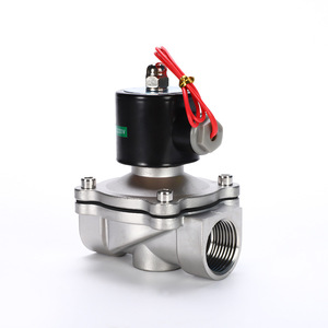 Vanne solénoïde normalement fermée en acier inoxydable 304 série 2S, 1/2 pouce, pour le contrôle de l'eau, à passage direct, température normale - Product Image 4