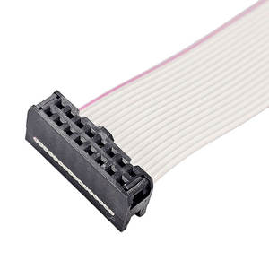 Conector IDC de 16 pines con paso de 2,54 mm, cable plano gris en conjunto - Product Image 2