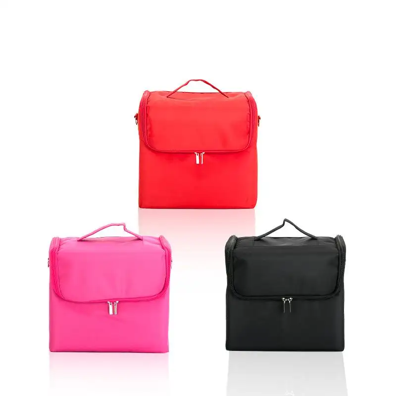 Makeup Tool Kits Nylon Make up Bag Travel Organizer Beauty Storage Customize Large Cosmetic Case