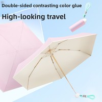 Parapluie cadeau moderne portable mini poche imperméable et résistant au soleil personnalisable pliant manuel pour voyage