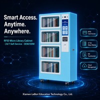 Sistema de Gestión RFID para Bibliotecas Públicas Leborui, Préstamo de Libros de Autoservicio, Seguimiento de Libros, Acceso Digital, Análisis de Datos de Patrones