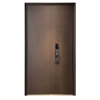 Pintu Depan Minimalis Elegan dan Kokoh dengan Lapisan Anti Karat dan Struktur Dua Daun untuk Rumah Villa dan Rumah Modern