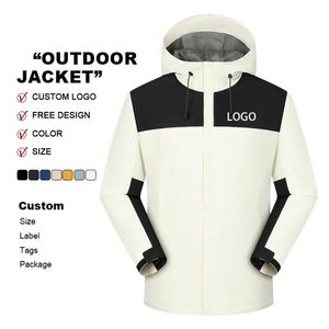 Customized Design <b>Men's</b> Hooded Jackets Waterproof Windbreaker for Unisex <b>Rain</b> Jackets Zip up Windbreak Soft Shell Jacket <b>Coat</b> - Product Image 4