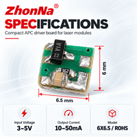 Module photoélectrique ZhonNa avec pilote de diode laser rouge PCB APC, contrôle 10-50mA 3-5V 650nm 635nm 850nm 905nm, pièces d'équipement laser LD