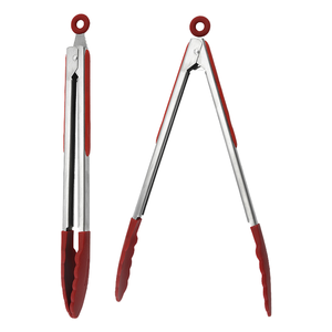 New Arrival Heat Resistant Kitchen <b>Tongs</b> with Silicone Tips and Stainless Steel Body Ideal for Cooking and <b>Serving</b> - Product Image 4