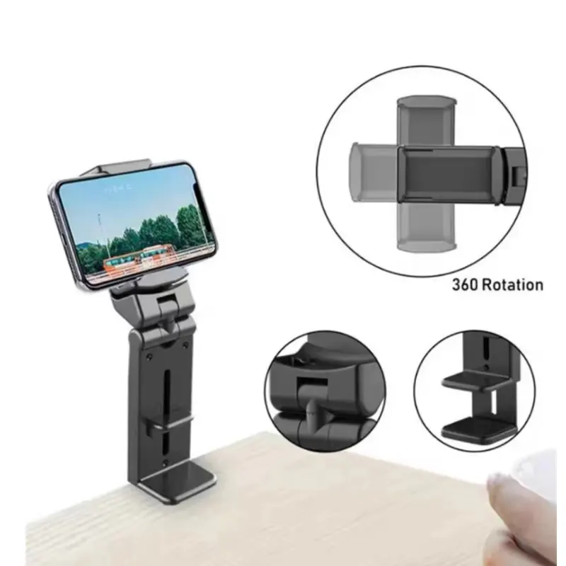 Multifunctional Desk Kitchen Airplane Plastic Cell Phone Mount Angle Adjustable Mobile Phone Holders
