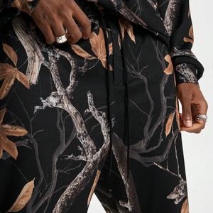 Ensemble de survêtement décontracté pour homme avec sweat à capuche zippé imprimé camouflage, idéal pour l'automne – Vente en gros de vêtements personnalisés - Product Image 4