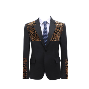 Abrigo Blusón Casual Slim para Hombre, Tallas S-5XL, con Lentejuelas, para Primavera, Ideal para Discotecas, Bares y Cantantes, 10% de Descuento - Product Image 1