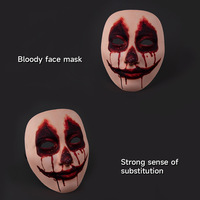 Nouvelle pince à cheveux masque voile effet sangé de mariée fantôme, accessoire de costume pour fête d'Halloween, vente en gros
