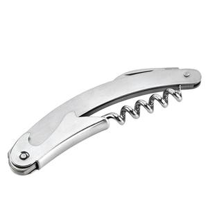 Tire-bouchon professionnel en acier inoxydable pour serveur, ouvre-bouteille pliable avec vis en spirale pour bar, restaurant et usage domestique - Product Image 1