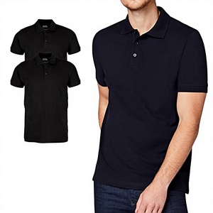 Ropa Casual para Hombre de Punto de Algodón de 180 g, Anti-Pilling, Color Sólido, Manga Corta, Colección Premium para Uso Diario - Product Image 3