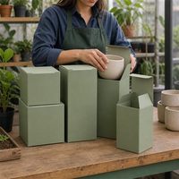 Scatola di cartone bianca riutilizzabile pronta per la vendita al dettaglio | Confezione del prodotto di fascia alta | MOQ 500 pz